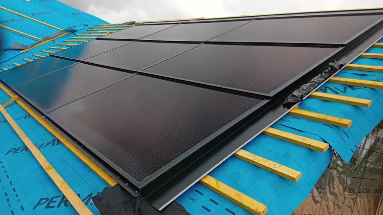 Installing solar panels helps energy independence