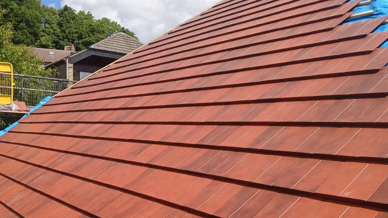Complementary new tiles on re-roof of period property